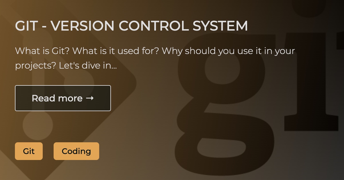 Blog Git Version Control System NATGIAN